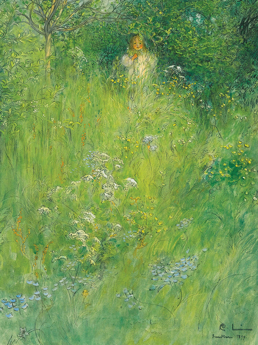 A Fairy (Kersti In The Meadow) (1899) Canvas Print