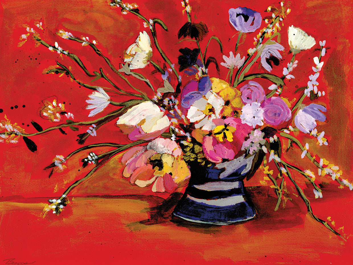 Flowers in the Red Room