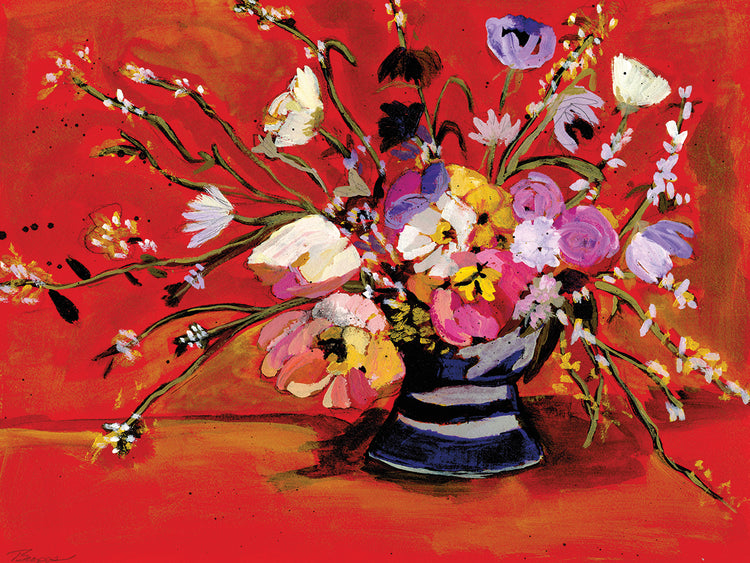 Flowers in the Red Room