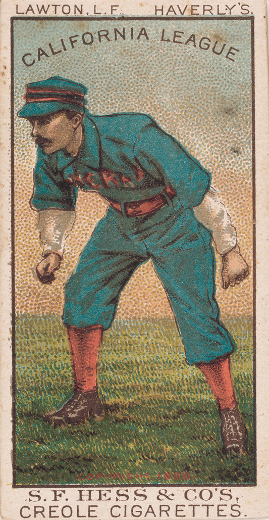 Lawton, Haverly Team, baseball card portrait Canvas Print