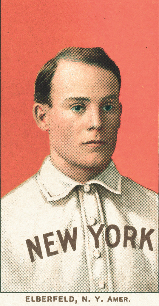 Kid Elberfeld, New York Highlanders, baseball card portrait