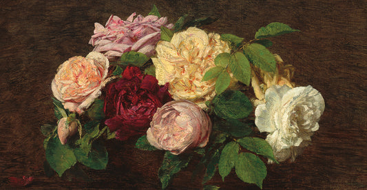 Roses de NiceÂ on a Table,Â 1882