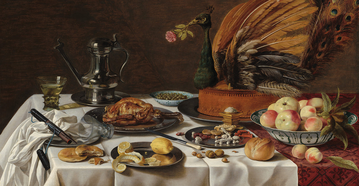 Still Life with Peacock Pie