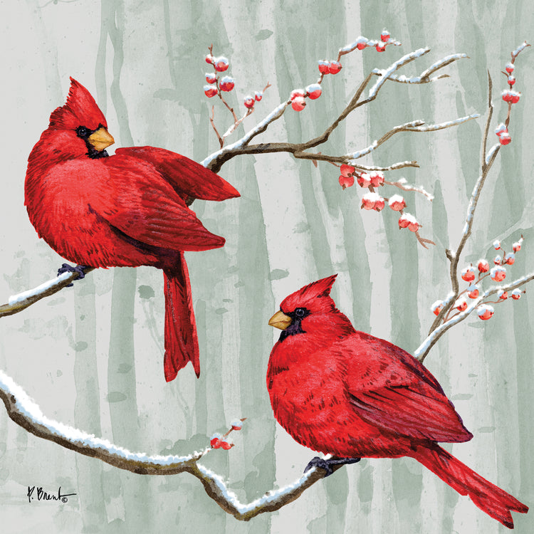 Snowy Cardinals II