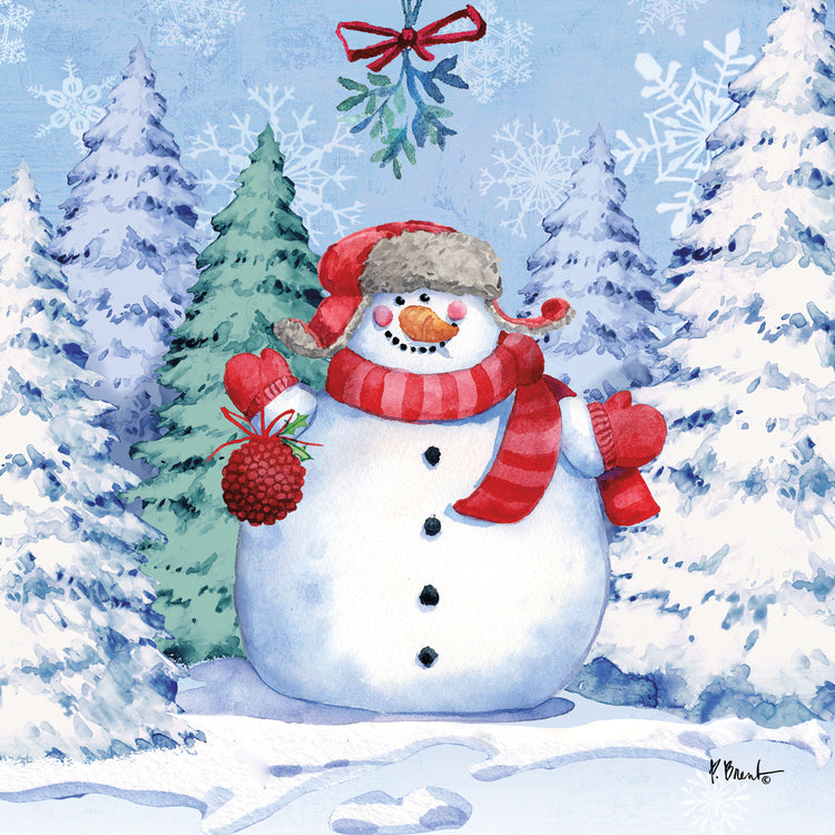 Holiday Icy Snowman III