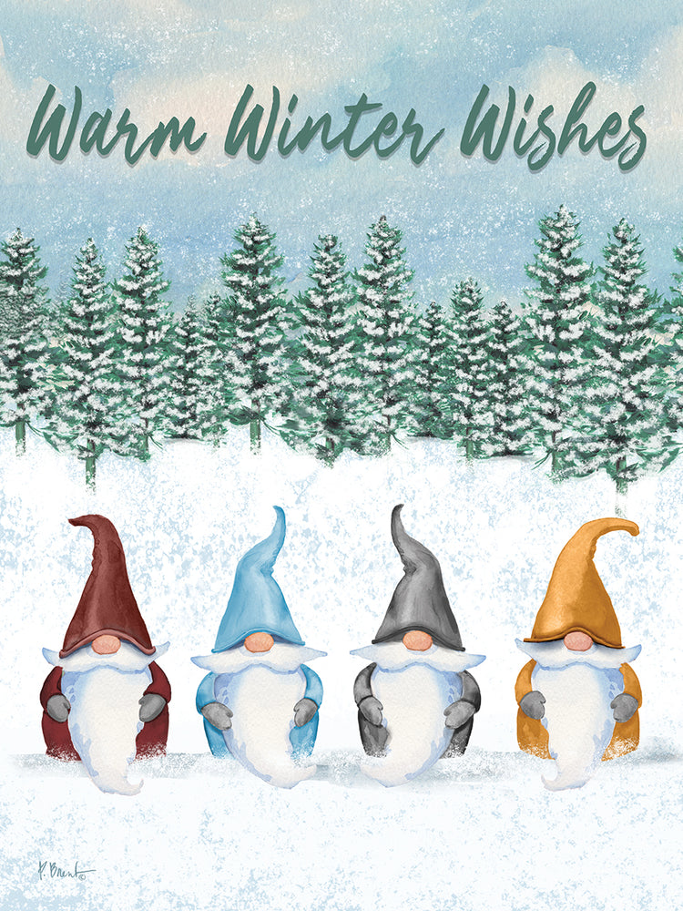 Warm Winter Gnomes Vertical