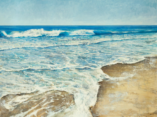 Coastal Blues Canvas Print