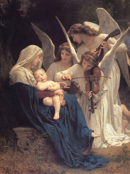 The song of the angels (1881) Canvas Print