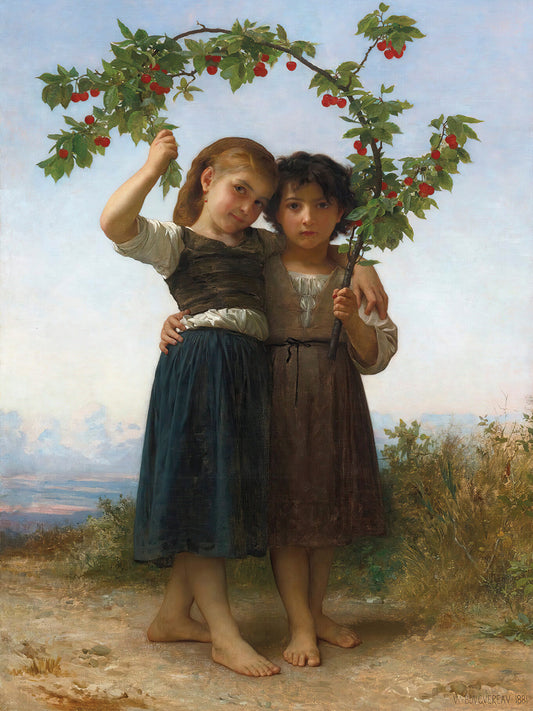 The Cherry Branch (1881) Canvas Print