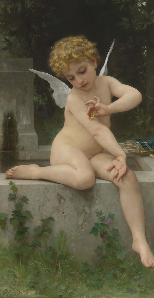 L’amour Au Papillon (1888) Canvas Print