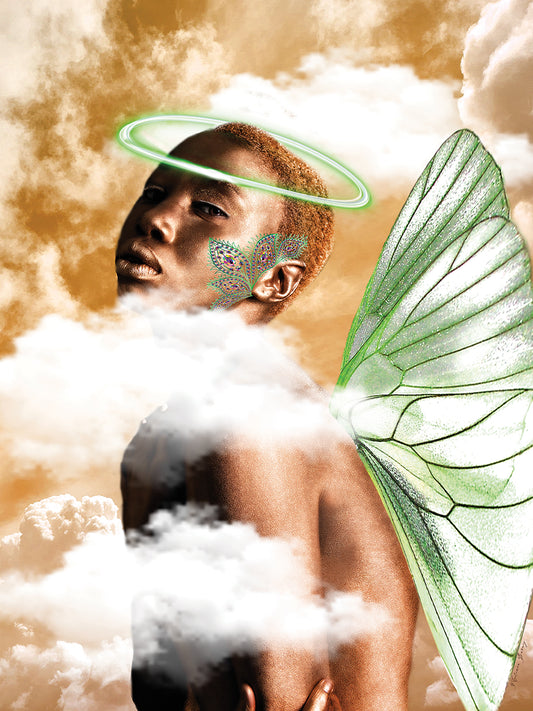 Ebony Angel Canvas Print