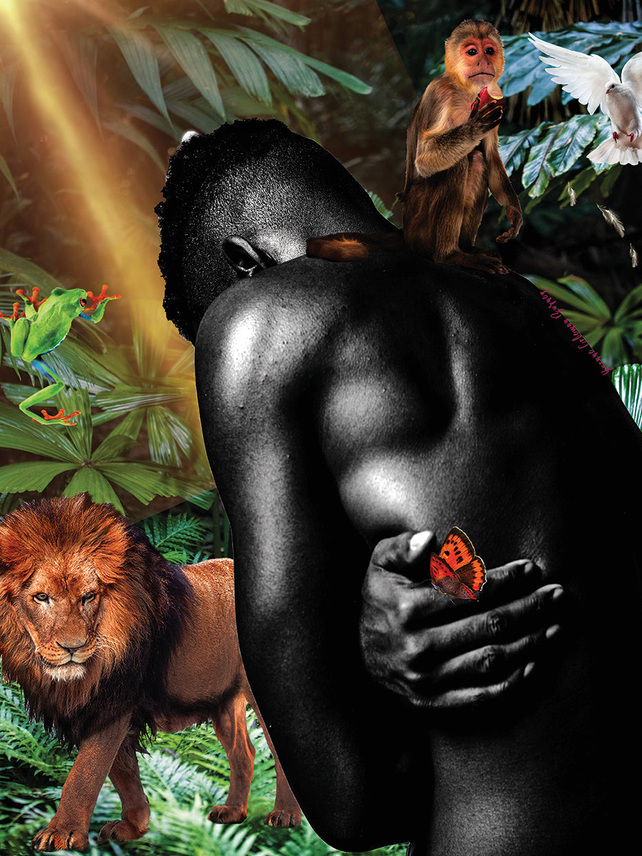 Adam Ashamed in the Garden