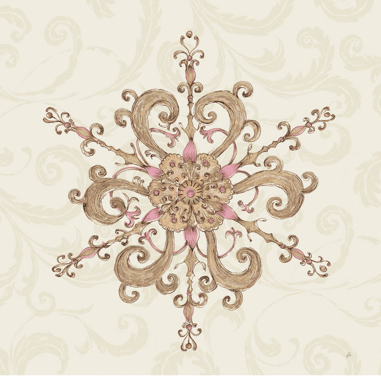 Elegant Season Snowflake IV Pink