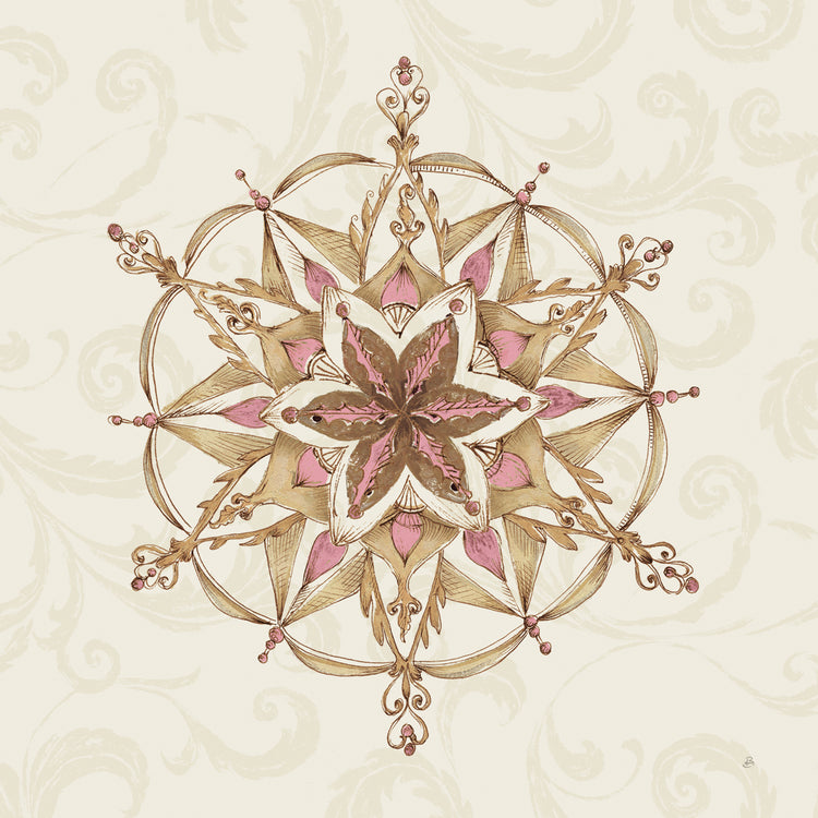 Elegant Season Snowflake II Pink