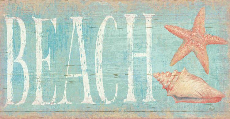 Pastel Beach with Pink