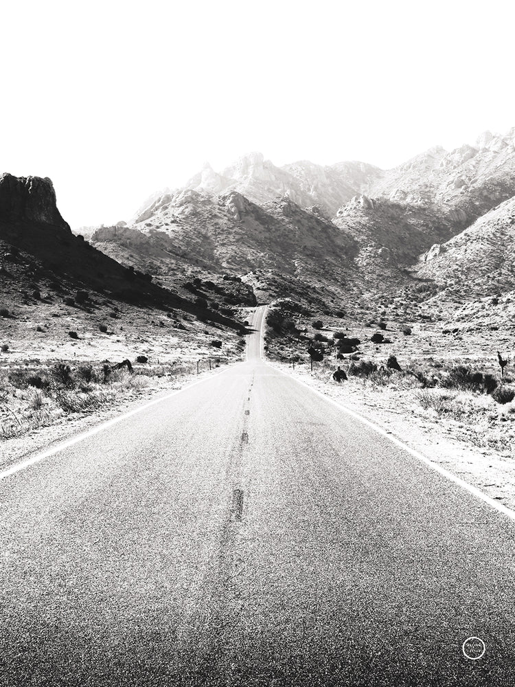 Road to Old West BW