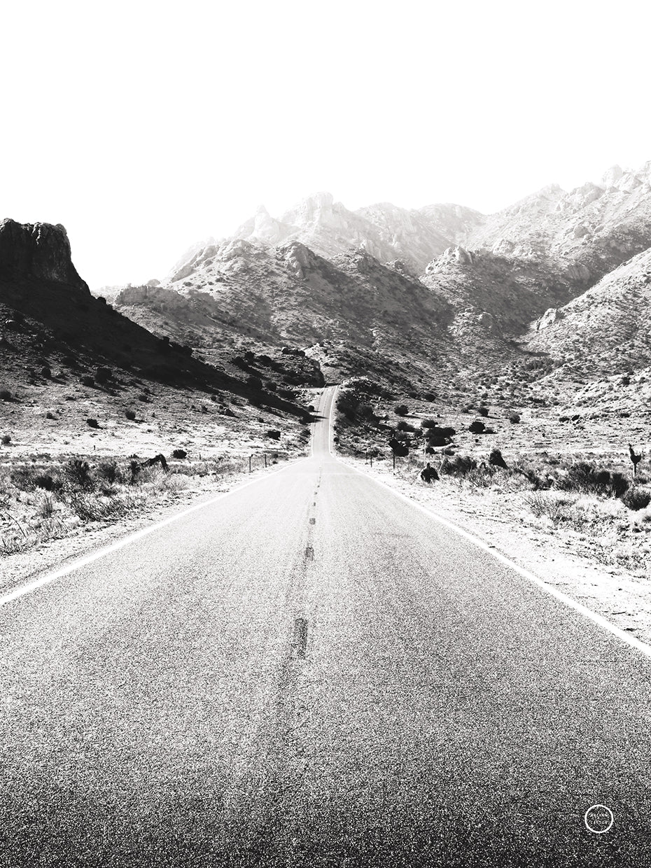 Road to Old West BW