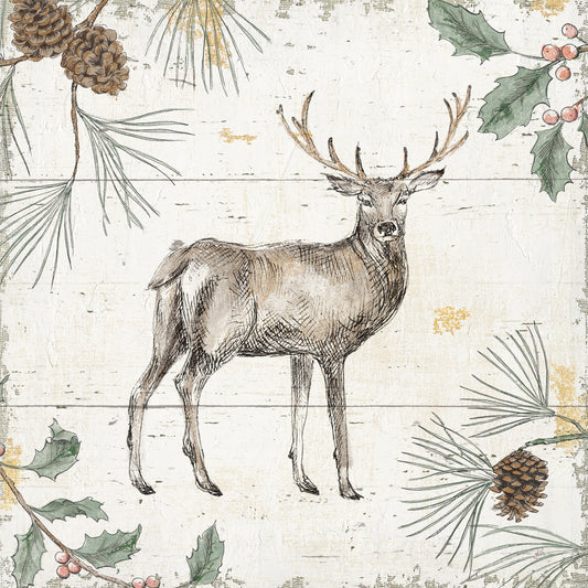 Wild and Beautiful X Holiday Canvas Print