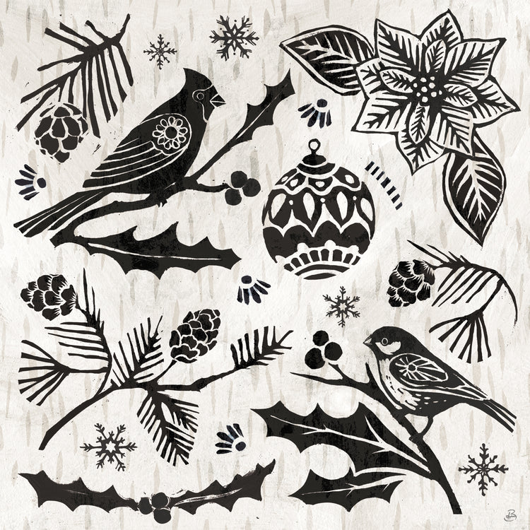 Woodcut Christmas VI