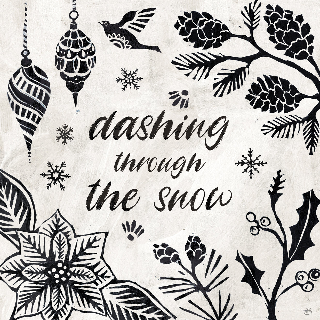 Woodcut Christmas VII