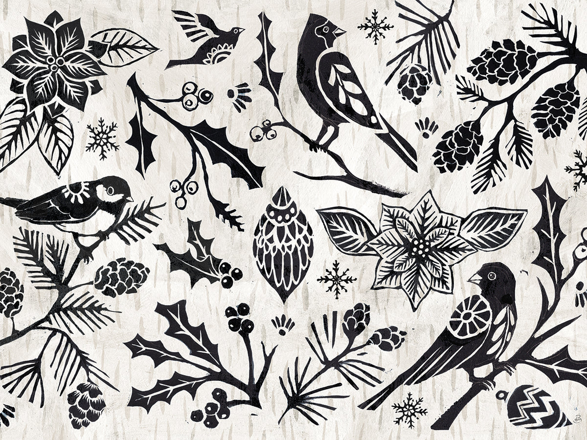 Woodcut Christmas II