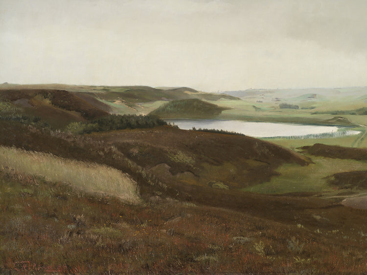 A Landscape near Bryrup, Jutland (1888)