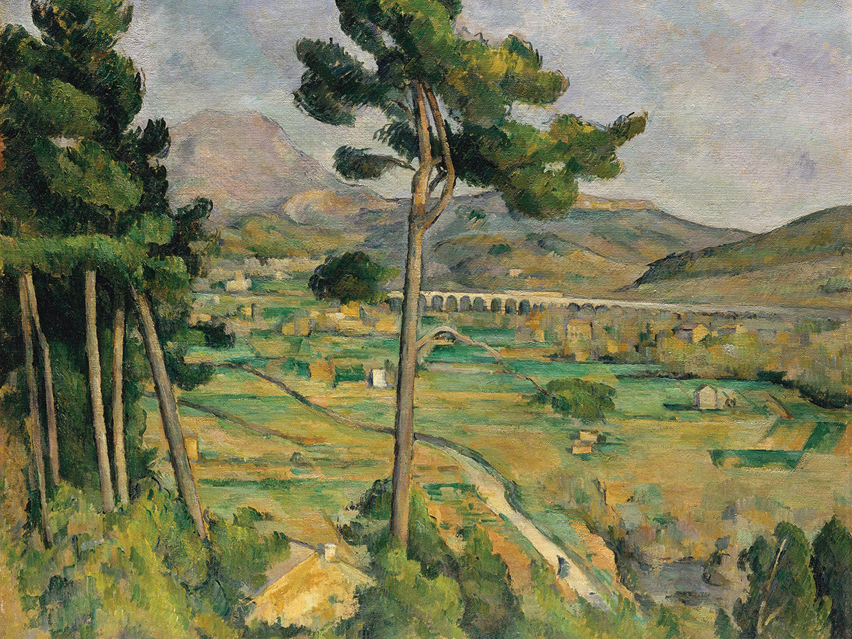 Mont Sainte-Victoire and the Viaduct of the Arc River Valley (1882–85)