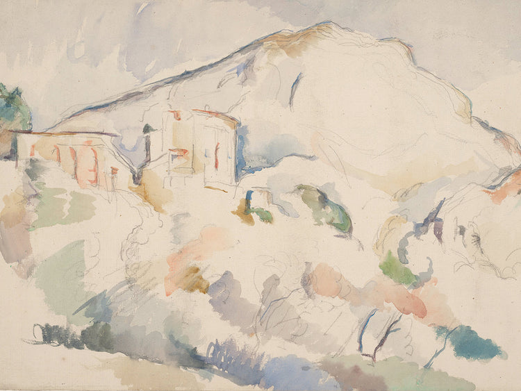 Château Noir and Mont Sainte-Victoire, c. 1890-1895