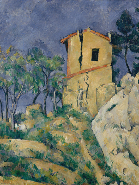 The House with the Cracked Walls (1892–94) Canvas Print
