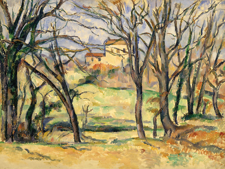Trees and Houses Near the Jas de Bouffan (1885–86)