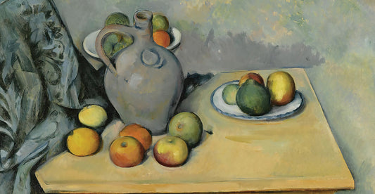 Pichet Et Fruits Sur Une Table Canvas Print