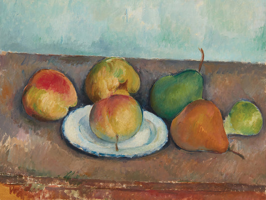 Nature morte; pommes et poires (circa 1888-90) Canvas Print