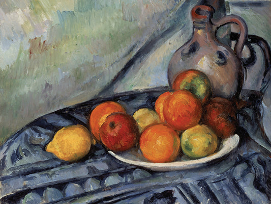 Fruit and a Jug on a Table (circa 1890)