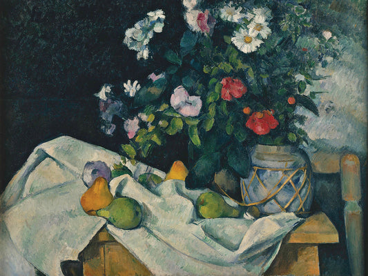 Still Life with Flowers and Fruit (between 1888 and 1890) Canvas Print