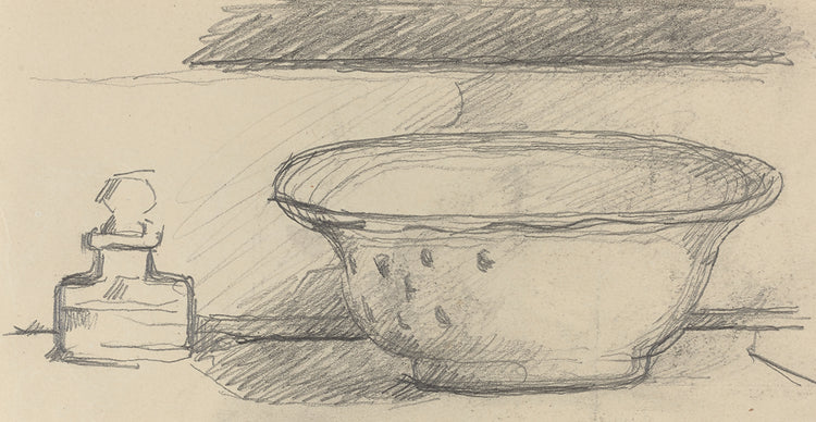 Wash Basin and Scent Bottle (recto) (1877-1881)