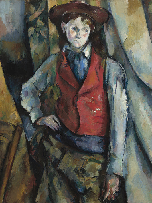 Boy in a Red Waistcoat (1888-1890) Canvas Print