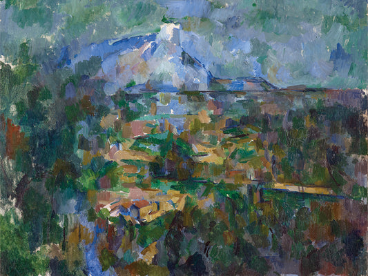 The Mont Sainte-Victoire Seen From Les Lauves (1904) Canvas Print