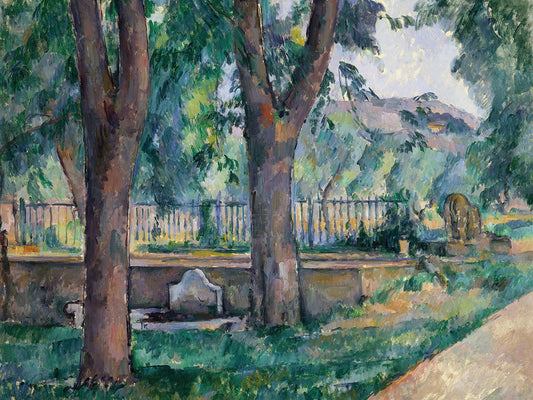 The Pool at Jas de Bouffan (ca. 1885–86) Canvas Print