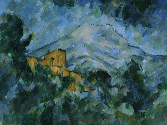 Mont Sainte-Victoire and Château Noir Canvas Print