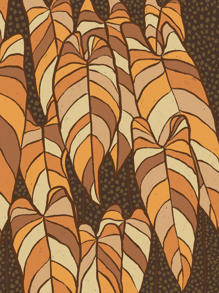 Patterned Tropical Leaves 4