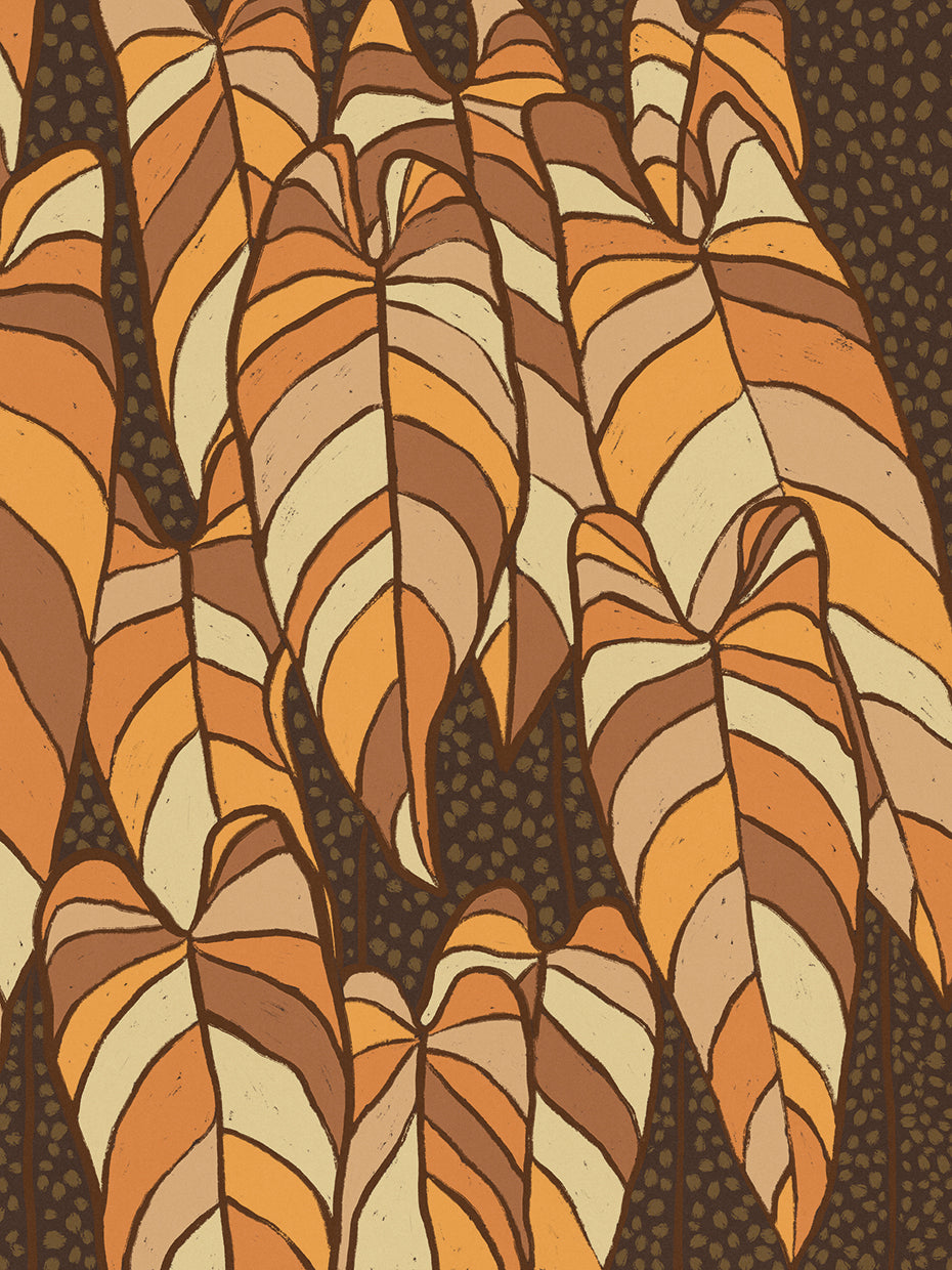 Patterned Tropical Leaves 4