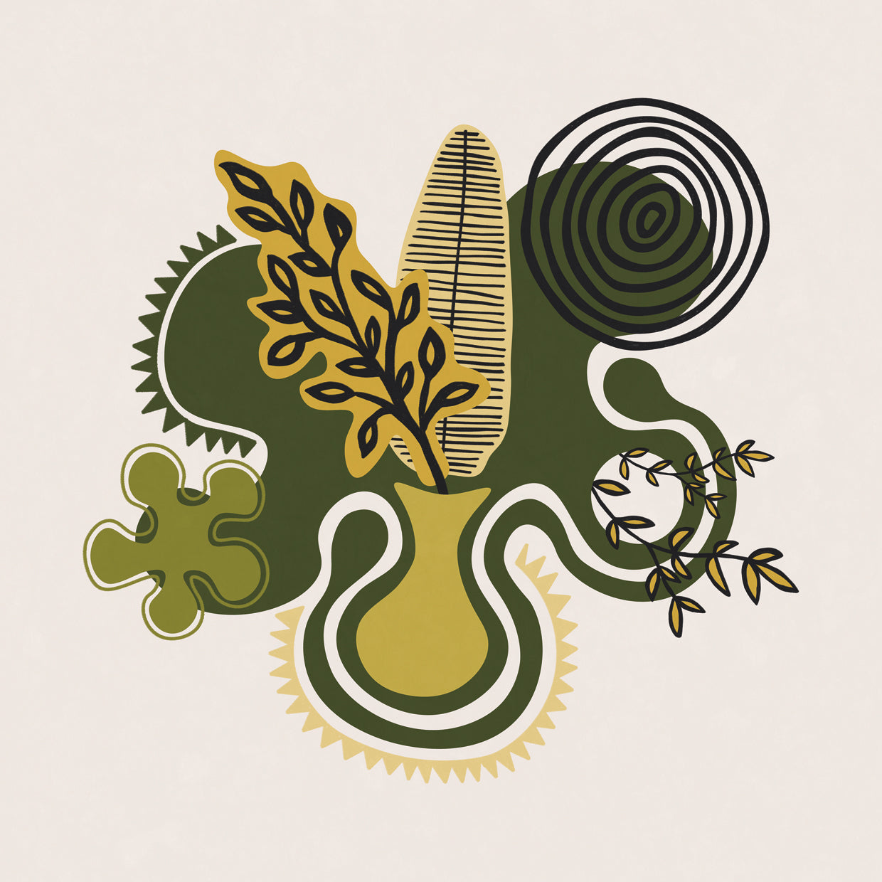 Spring Shapes Plants II