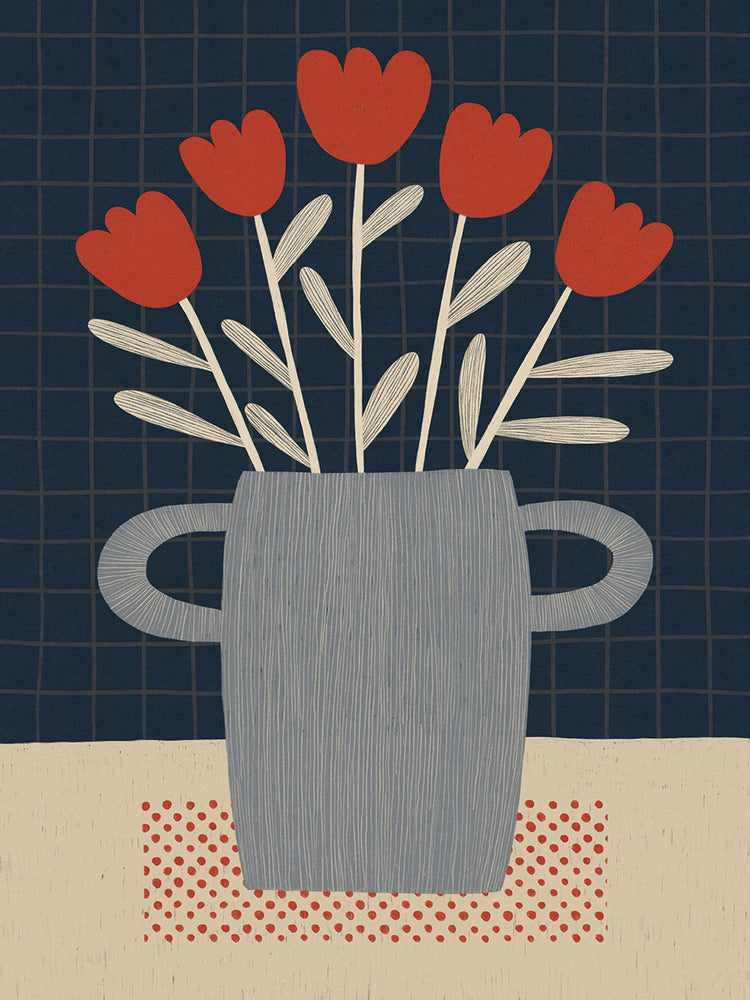 Tulips In A Vase