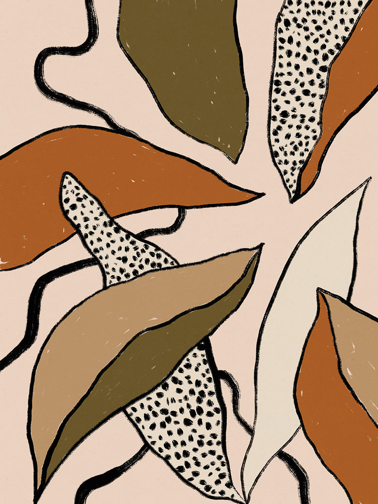 Patterned Tropical Leaves