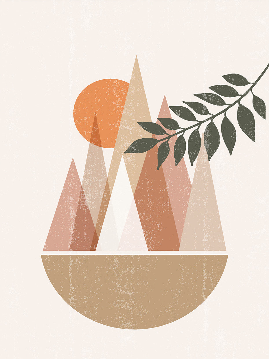 Mountains and Sun