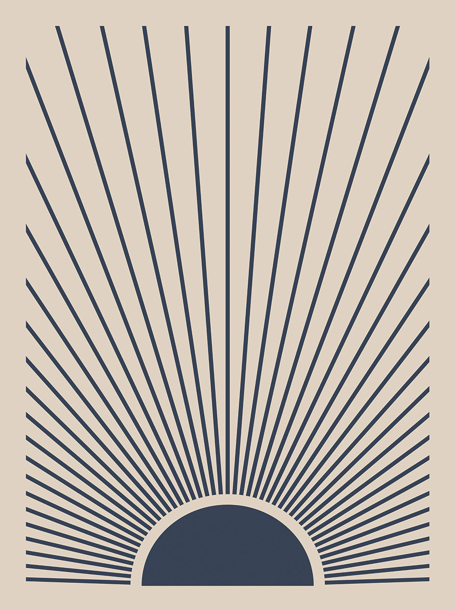 Radiate Sun, Black and White