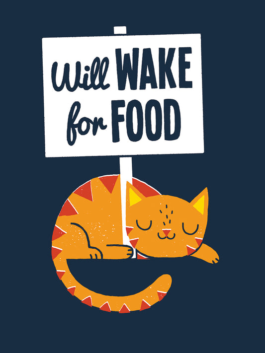 Will Wake for Food Canvas Print