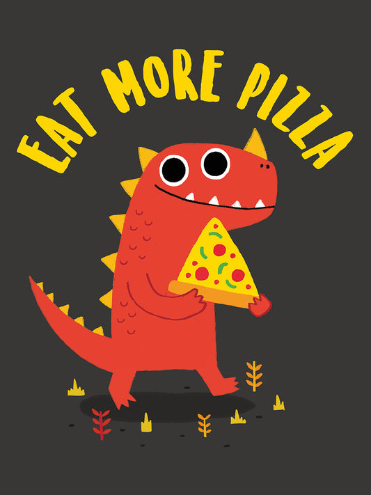 Eat More Pizza Canvas Print