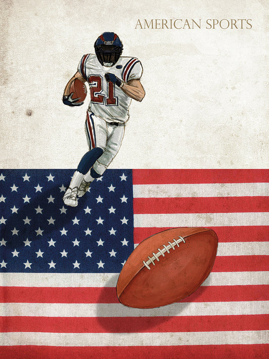 American Sports: Football 1 Canvas Print