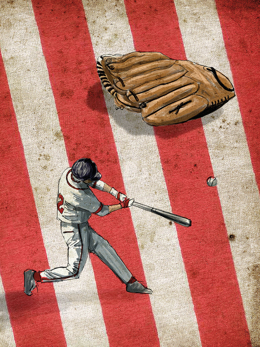 American Sports: Baseball 2 Canvas Print